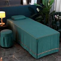 Individualus dydis su skylute Grožio salono masažo stalo paklodė Sijonas lovai Odai draugiška paklodė SPA pilnas užvalkalas Funda Camilla Stool cover