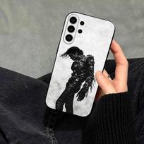 M-Michael Jackson Telefono dėklas Samsung S25,S24,S21,S22,S23,S30,Ultra,S20,Plus,Fe,Note,10,9,5G Juodas dangtelis Samsung S24