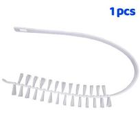 Front-Loading Washing Machine Cleaning Brush, Long-Handled Brush For Cleaning Inner Drum And Crevices, Household Cleaning Brush as the picture white