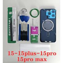 IPhone 15 Pro Max galinio stiklo baterijos dangtelis OEM IPhone 15 Plus 15 pro galinio korpuso baterijos durelių dangtelis su kameros objektyvu 15 plus geltona