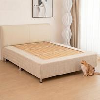 Tampri lovos rėmo apdangalas Velvelinis lovos sijonas apsauga Nuo įbrėžimų Atsparus katėms Nuimamas Plaunamas Tampri lovos sijono dėžutė Boxspring dangtelis 1.5 Meter