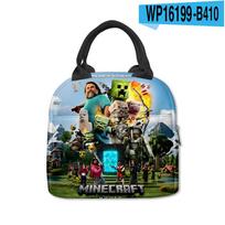 Minecraft filmas, Nešiojama šilumos izoliacijos krepšys, Šaldymo krepšys, Aliuminio folijos pietų krepšys. Lunch bag