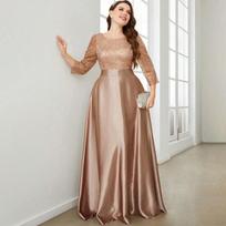 Didelio dydžio elegantiška vakarinė suknelė - Pavasario kolekcija 4XL white