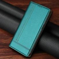 Apverčiamas dėklas Odinis Magnetinis Knyga Funda skirtas OPPO Reno 13 Pro 14 F 15 C 5G Prabangus Dangtelis 360 Apsauga Reno13 FS 14FS 15F 14F 13F 15FS Reno 13A 5G žalia