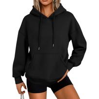 Oversized sweatshirt for women, casual pullover hoodie, long sleeve women's sweatshirt, soft fleece sweatshirts for women, fashion hooded top M juoda