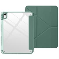Skirta iPad A16 11 10 12 kartos iPad Pro Air 8 7 6 5 4 3 11 13 12.9  M5 M4 M3 M2 PU trijų dalių akrilinis dėklas su pieštuko laikikliu iPad 10th 2022 10.9 tamsiai žalia spalva