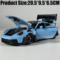 1:24 Porsche 911 Gt3 Rs 992 Kartos Gt Sportinis Automobilis Aliuminio Metalo Liejimo Modelis Automobilis Aukšto Realistiškumo Transporto Priemonė Namų Madingi Papuošalai
