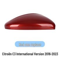 Citroen C3 (2016–2023 m.) Galinio vaizdo veidrodėlio dangtelis - Dekoratyvinis atsarginio veidrodėlio korpusas. Left Side brown