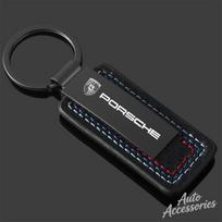 Skirta Porsche Cayenne Panamera Macan 911 718 Taycan Boxster Cayman 918 Pajun Metalinis Raktų Grandinėlės Pakabukas Vyriška Dovana Aksesuaras CY5 black