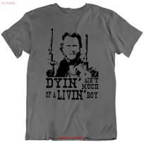 The Outlaw Clint Eastwood Josey Wales Western Retro T Shirt Unisexs New Vintage Breathable Designer Clothes Casual 4XL black