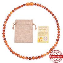 Madinga moteriška natūralaus Baltijos gintaro apyrankė/karoliai Originalūs rankų darbo gintaro papuošalai Dovanų aksesuarai Didmeninė prekyba 28CM Necklace beige