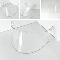 Skydelis ICON Airframe Pro Airform Airmada IC04 šalmui, Šalmo stiklo keitimas, Apsauginis veido skydelis, Anti UV priedai, Didelis skaidrumas, Patvarus white