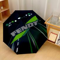 Fendt Print 8?Ribs Automatic Umbrella Wind Resistant Lightweight Folding Umbrella For Outdoor Travel