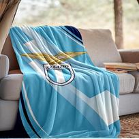 Lazio Football Crest Blanket Lightweight Ideal Bedding Blanket Perfect for Travel, Camping, Living Rooms, Offices, Sofas, Fan Christmas gift 130x150cm