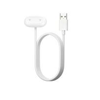 Fitbit Air Magnetic Charging Cable 1 Pack USB A & Type C 2 in 1 Fast Charger Cord Anti-bend for Office Home Travel A2 white