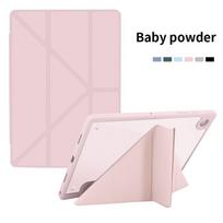 Multi-fold Smart Cover For Samsung Tab A11 A9 Plus 11 Case Galaxy Tab S10 S9 S7 FE S8 Plus 10.9 11 13.1 12.4 S6 lite 10.4 Funda Tab S10 Lite 10.9 white