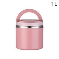 630/1000 ml maisto terminio indo izoliuotos sriubos puodelio termoso indai iš nerūdijančio plieno pietų dėžutės, palaikykite karštą moksleiviams L rožinė