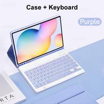 Dėklas su klaviatūra, skirtas Galaxy Tab S6 Lite 10.4 colio, nuimamas klaviatūros dangtelis, skirtas Samsung Tab S6 Lite SM-P610 P613 P615 P619 Spanish keyboard