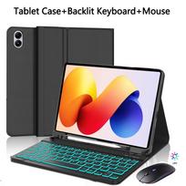 Klaviatūros dėklas, skirtas Redmi Pad 2 Pro 12,1 colio, Dėklas planšetiniam kompiuteriui Redmi Pad 2 Pro 12,1 colio su nuimama Bluetooth klaviatūra 12.1 inch&French