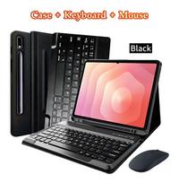 Dėklas Galaxy Tab S11 Ultra 14,6 colio , Odinis dėklas su belaidže klaviatūra ir S Pen laikikliu, skirtas SM-X936B/ SM-X930, Juodas Tab S11 Ultra 14.6&Korean
