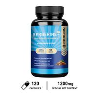 Berberine capsules, 1200 mg per serving, fortified with organic Ceylon cinnamon, adult dietary supplement, to boost immunity. 120*1