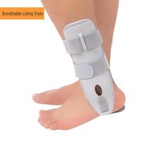 Kulkšnies įtvaras su įtvaru ir dirželiu pėdos ir kulkšnies apsaugai One Size white