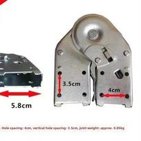 Foldable Design Ladder Hinge Accessory Heavy Duty Ladder Square Tube Joint  For Ladder Repair Small Joint gray