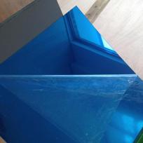 Akrilinė veidrodinė plokštė, Atspindinti PS lakštas, Dekoratyvus sienų menas, Lubų dekoras Rožinė raudona Blue Mirror 30*30*0.1cm