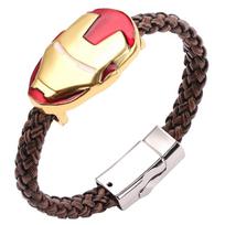 Žmogaus-voro apyrankė Nerūdijančio plieno apyrankė Marvel herojaus apyrankė Reguliuojamas ilgis Gerbėjams Dovana beige