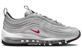 Nike Air Max 97 Cushioning Low top Running Shoes Silver Gray Bullet Unisex 918890-001 36.5 black