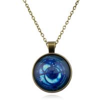 Senovinis Amuletas Trollhunters Pakabukas Karoliai Žaislas Trollhunter Amuletas Papuošalai Bronzinės Spalvos Grandinėlė Vaikams Moterims Vyrams Dovanos 1 blue