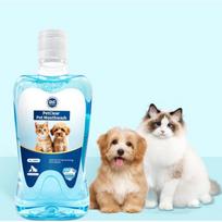 PetClear naminių gyvūnų burnos valymo vanduo 380ml Šuo Katė Burnos skalavimo skystis Dantų akmenų šalinimo priemonė Gaivinanti kvapą Šunų dantų valymas Dantų priežiūros reikmenys white