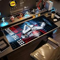 Michael Jackson Legend Large Mouse Pad Keyboard Mat Ultra-Long Desk Mat Non-Slip Rubber Base Office and Gaming Desk Decoration 30cmx60cm