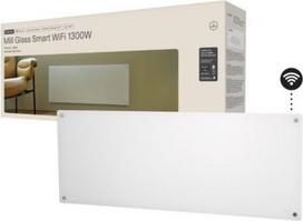 Mill Glass Smart WiFi Panel Heater Gen. 4 | GL1300WIFI4 | Panel Heater | 1300 W | Suitable for rooms up to 15-19 m² | White GL1300WIFI4 | 7090019825186
