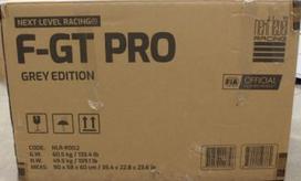 SALE OUT. | F-GT Pro Formula and GT Grey Edition | Racing Simulator Cockpit | Steel | Grey | DAMAGED PACKAGING AND MANUAL, SCRATCHED, MOUNTING MARKS, MISSING SCREWS (M6 16MM, M8 80MM), WASHERS (M6) AND ALLEN KEYS (4, 5, 6MM) | 24 month(s) NLR-R002SO | 2000001438930
