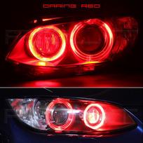 2vnt LED Angel Eyes Marker Automobilinių žibintų lemputės Tinka E39 E53 E60 E61 E63 E64 E65 E66 E87 525i 530i xi 545i M5 raudona