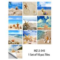 10 vnt Pilkos balto marmuro plytelių lipdukas virtuvės spinta Vonios kambario namų dekoravimui Lipni krištolinė kietos plėvelės sienų lipdukai 15cmX15cmX10pcs