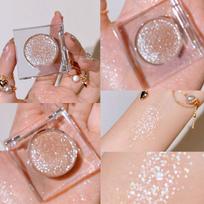 Kosminis kosminis kaubojiškas akių šešėlių paryškinimo rinkinys Blizgantys vienspalviai akių šešėliai Pallete Shimmer Satin Makeup Pallete Eye Shadow Hightlight rinkinys