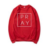 „Pray“ megztinis „Christian“ megztiniai Dovana mamai Religiniai drabužiai „Grace“ megztinis, moteriškas ilgomis rankovėmis, megztinis, laisvalaikio džemperis 3XL raudona