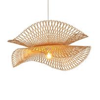 Šiuolaikiniai bambuko pakabinami šviestuvai Rankų darbo pakabinamas lempos apšvietimas virtuvės salos pakabinamas lempos restoranas Šviestuvai Luminajavascript:pyktis Dia-55cm
