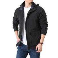 Spring Men's Multi-Bag Tooling Large Size Loose Jacket Men's Fashion Middle-aged Outdoor Top Jacket Shirt Dad's Clothing L juoda