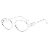 Retro Oval Trend Akiniai nuo saulės vyrams ir moterims Europoje ir Jungtinėse Valstijose Joker Sunglasses Advanced Sunglasses white