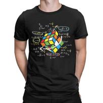Karštos Mados Rubiko Kubas Formulė Matematikos Entuziastams 3D Spausdinti Vyriški Marškinėliai Kūrybiški Linksmi Trumpomis Rankovėmis Kasdieniai M gray