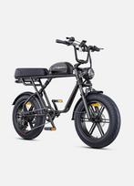 ENGWE M1 250W Galingas variklis 48V15.6AH Dviejų baterijų hidraulinis stabdys E-dviratis 20*4.0 colių riebios padangos elektrinis dviratis M1 black
