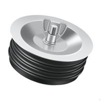 Mechaninis bandymo kamštis Vamzdžio griebtuvas, Metalinis nešiojamas kanalizacijos valymo dangtelis, Viešbučiui, for 4inch pipe gray