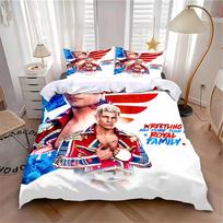Naujas Cody Rhodes American Nightmare patalynės komplektas Vienvietis Twin Pilnas Queen King Dydžio Lova Suaugusiems Vaikams Miegamojo Užvalkalas Rinkiniai Anime 70x133cm 2pcs red