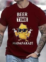 Pew Pew Madafakas T-shirt vyriškas trumpomis rankovėmis ginklo vištos rašto T-shirt vasarinis viršus T-shirt jūreiviška apykaklė gatvės stilius 4XL black