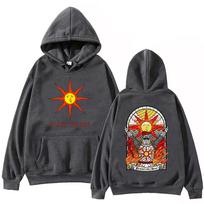 „Dark Souls“ giriasi „The Sun“ gobtuvu Harajuku hiphopo megztinių viršūnių megztinių gerbėjų dovana 3XL black