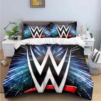 Madingi Imtynių Sporto W-Wwe 3D Spausdinti Lovos Patalynės Rinkiniai Lovos Reikmenų Rinkinys Antklodės Užvalkalas Lovos Antklodės Rinkinys Patalynės Rinkinys Prabangios Dovanos EU Twin 135x200cm gray