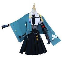 Game Zenless Zone Zero Hoshimi Miyabi Cosplay Costume Fox Lovely Uniform Cosplay Costume Halloween Cosplay Party Outfit M blue